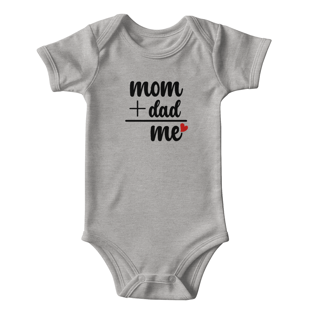 Cute Baby Onesie Mom + Dad = Me Every Day is  Mother's Day