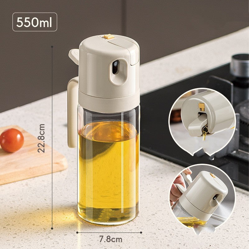 2 In 1 Oil Sprayer Bottle BBQ Cooking Oil